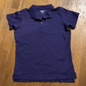 Lands End girls polo, size M 10-12